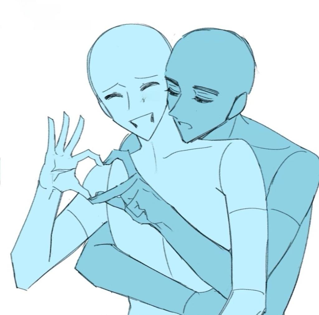 情侣素材一直很受大家欢迎分享一组线稿给大家参考抱图吱一声更多