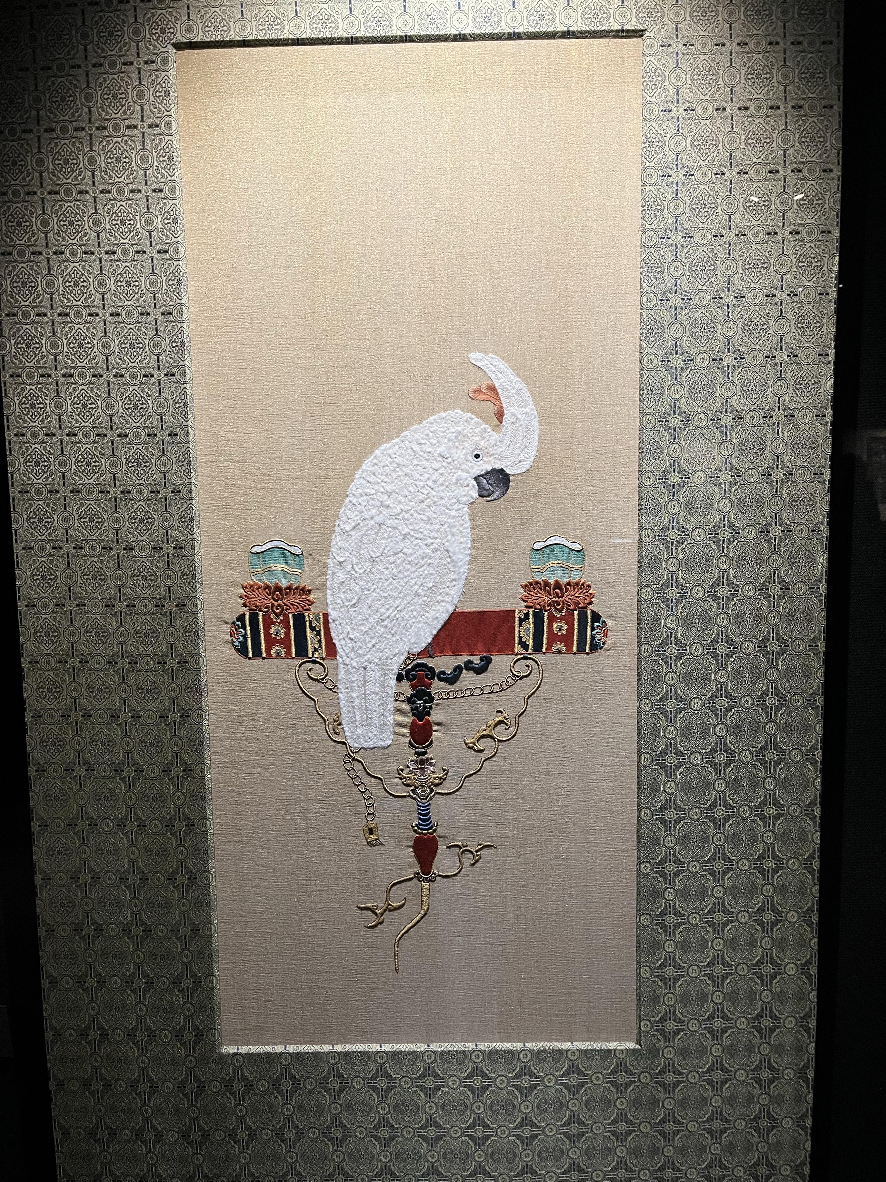 沉默的大多数 的想法: 洛阳博物馆珍品展示之雀金绣