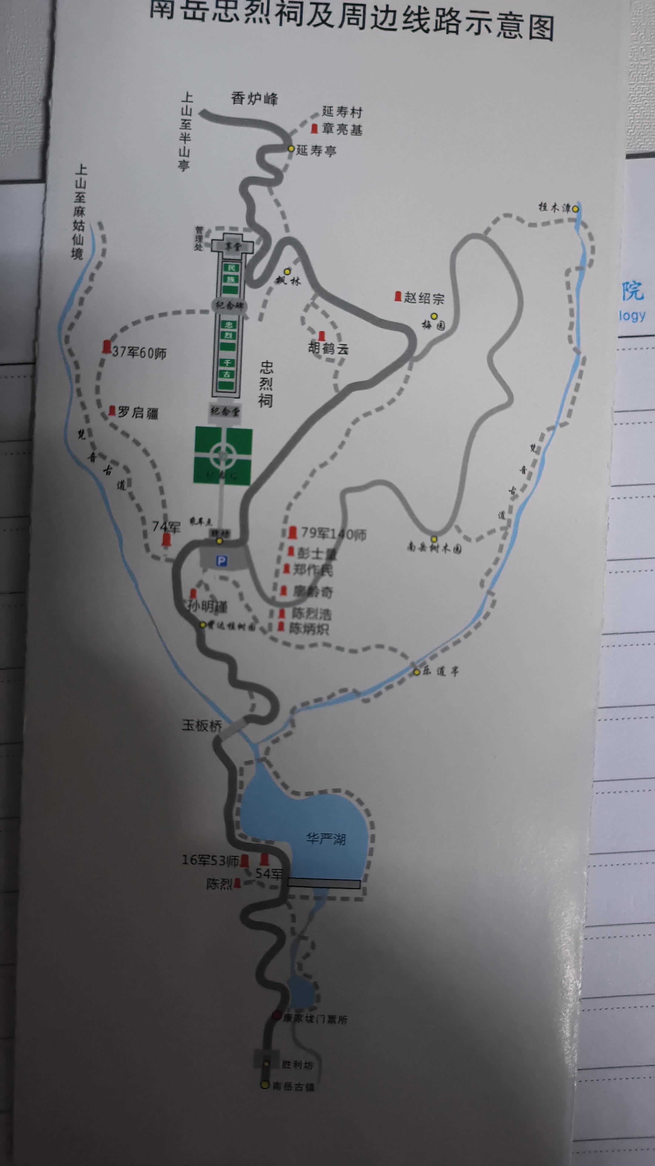 南岳忠烈祠布局图