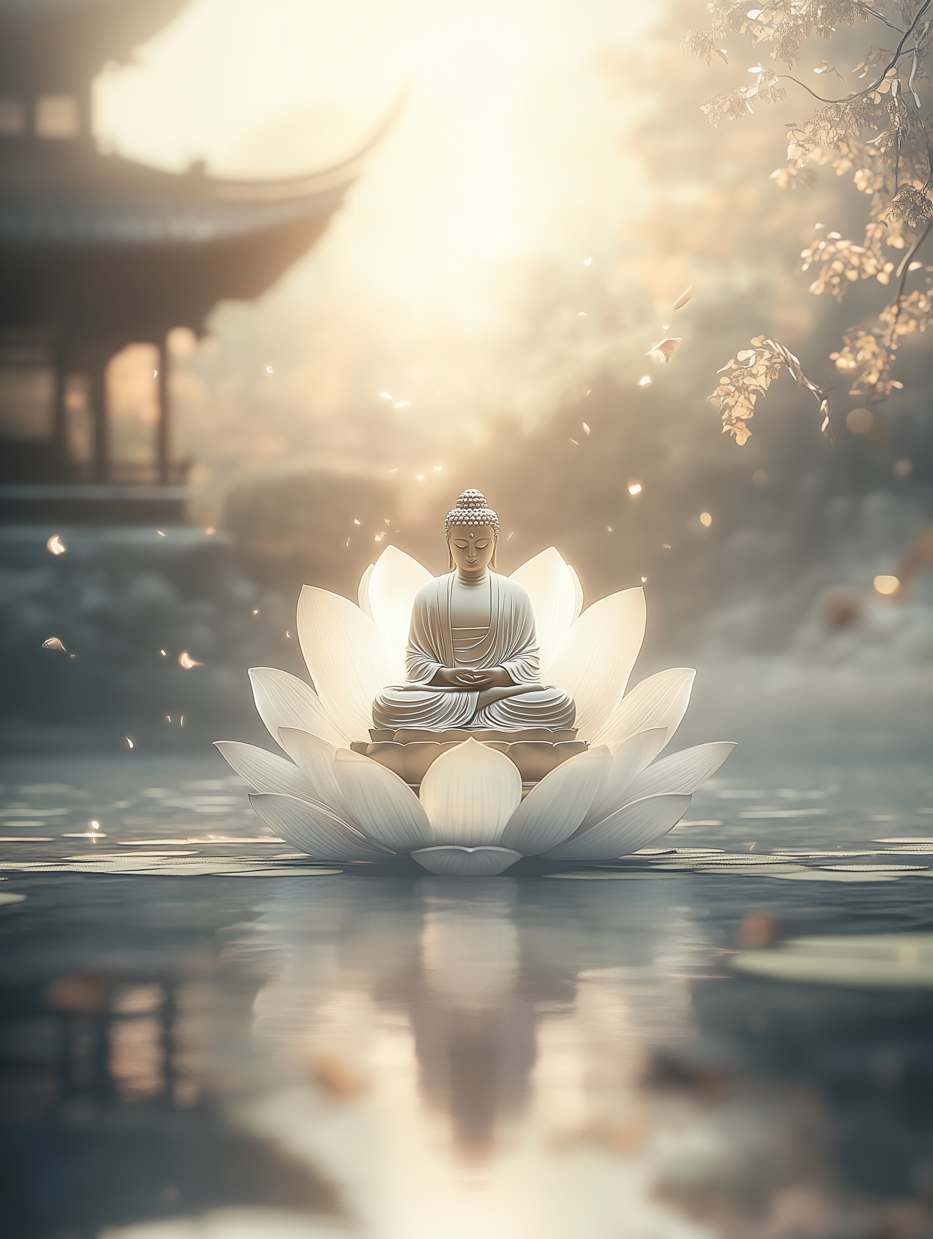 ai绘梦师叶子 的想法: 花开见佛
