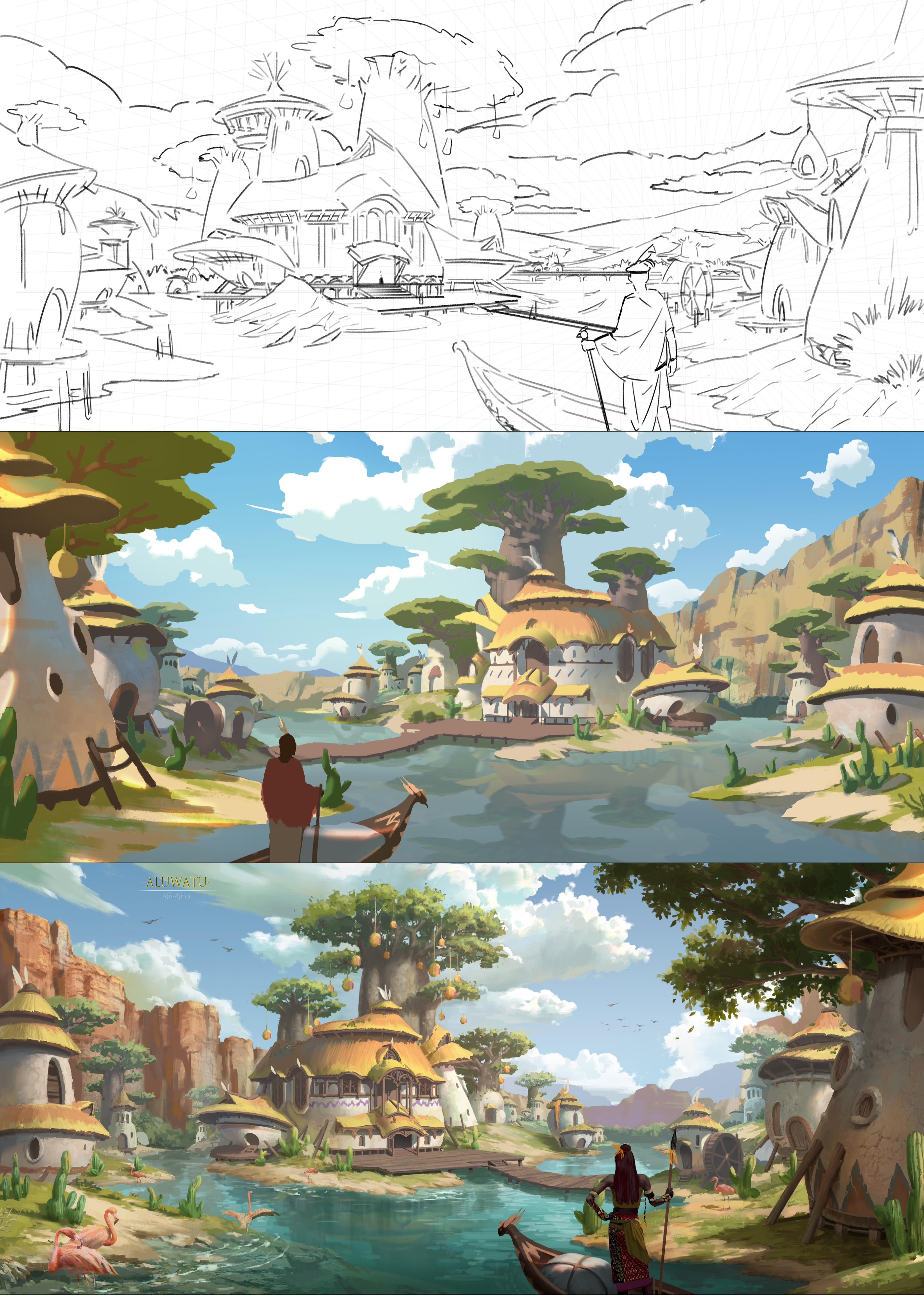 画画的老程 的想法: 学生作品