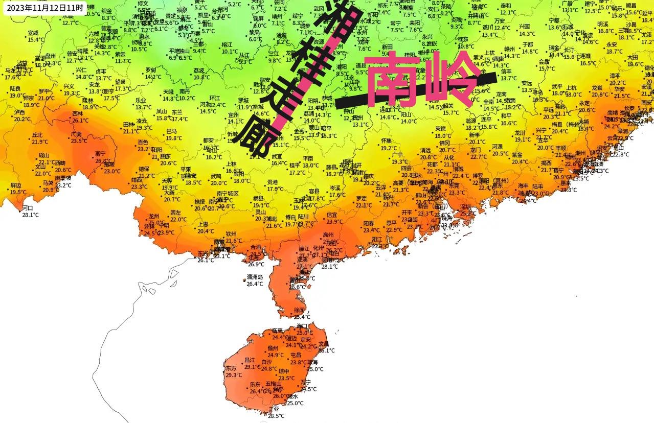 南岭 地图图片