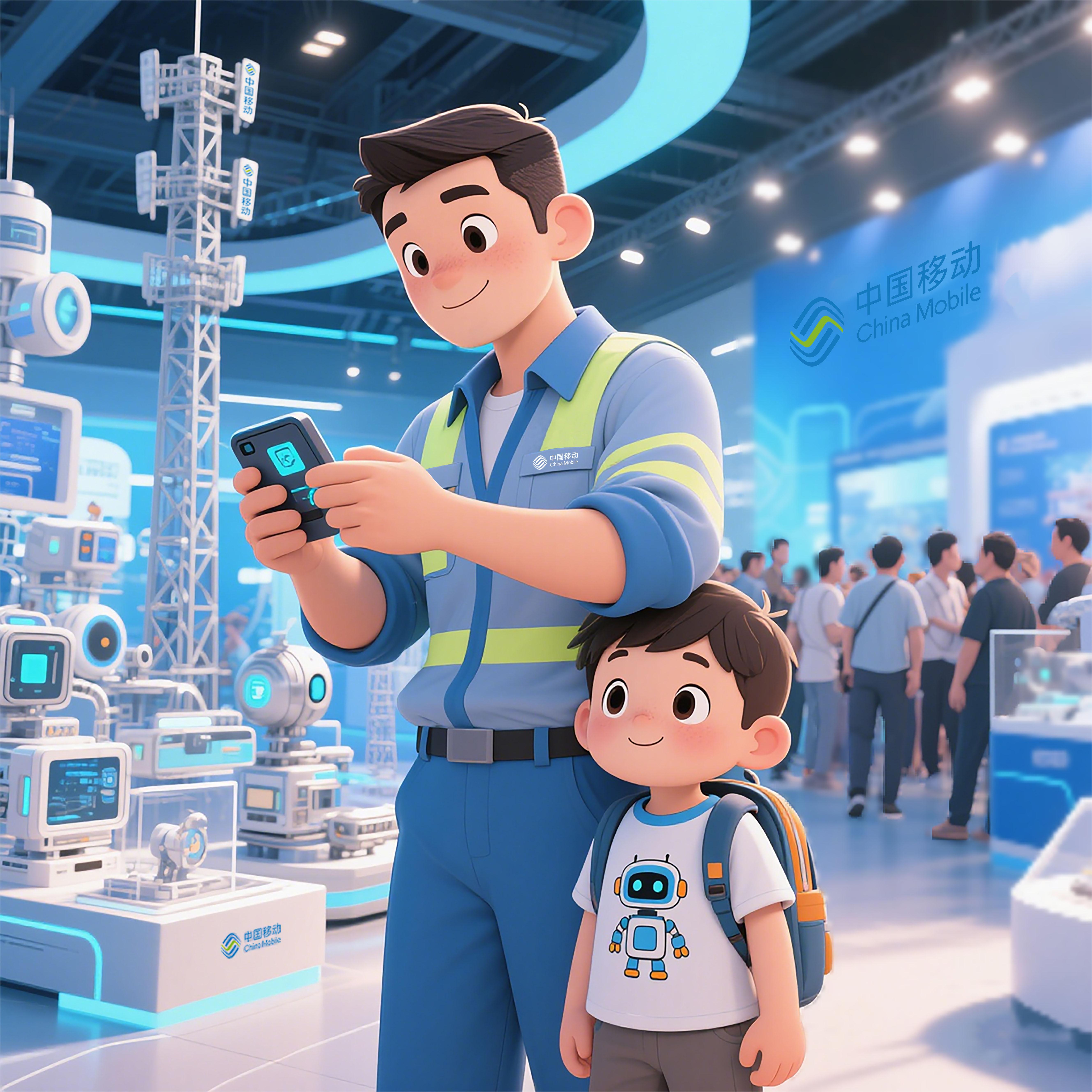 5g网络覆盖城乡,智慧基站如星辰般点缀大地.作为中国移动基站建设