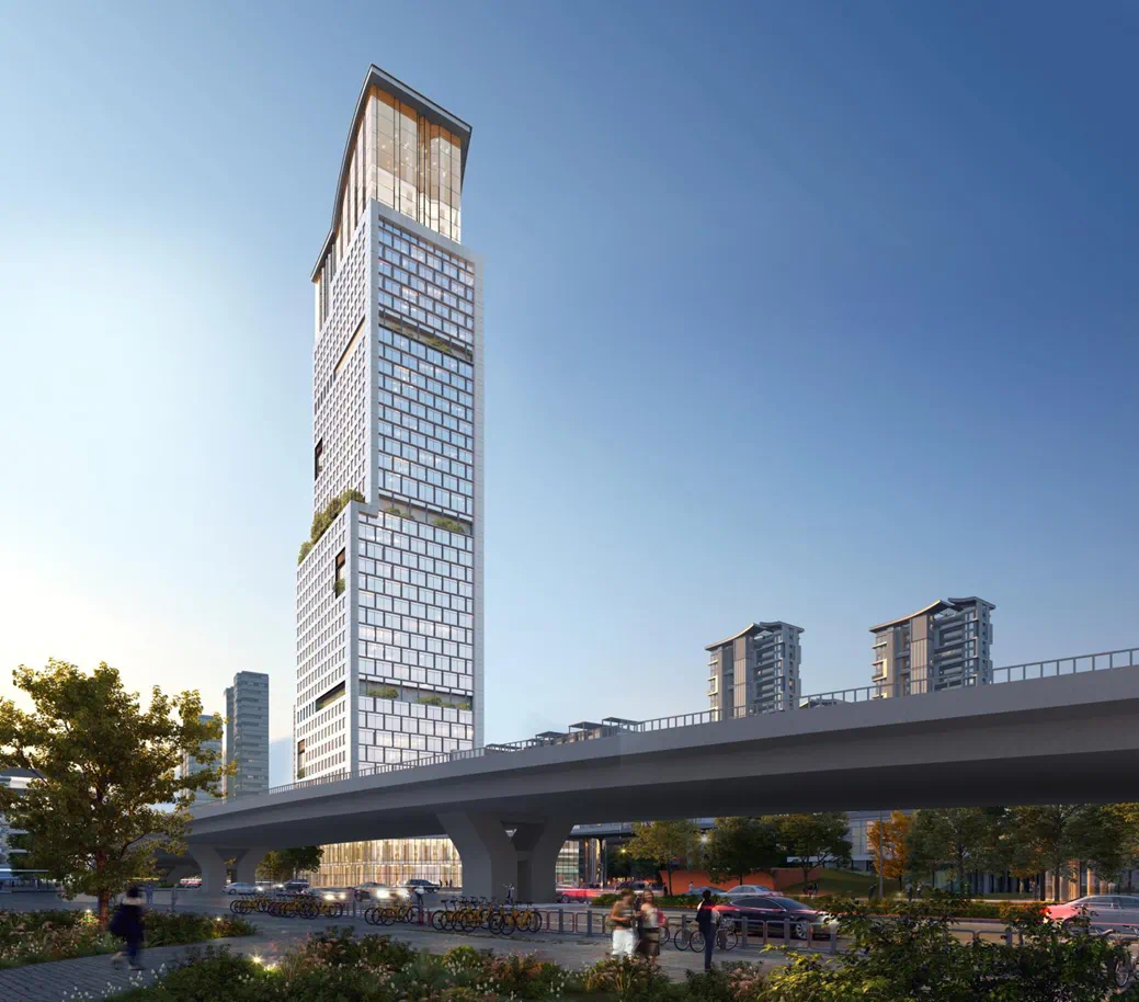 据悉,三宝中心是福州重点项目三宝城的地标性建筑,位于台江区国货
