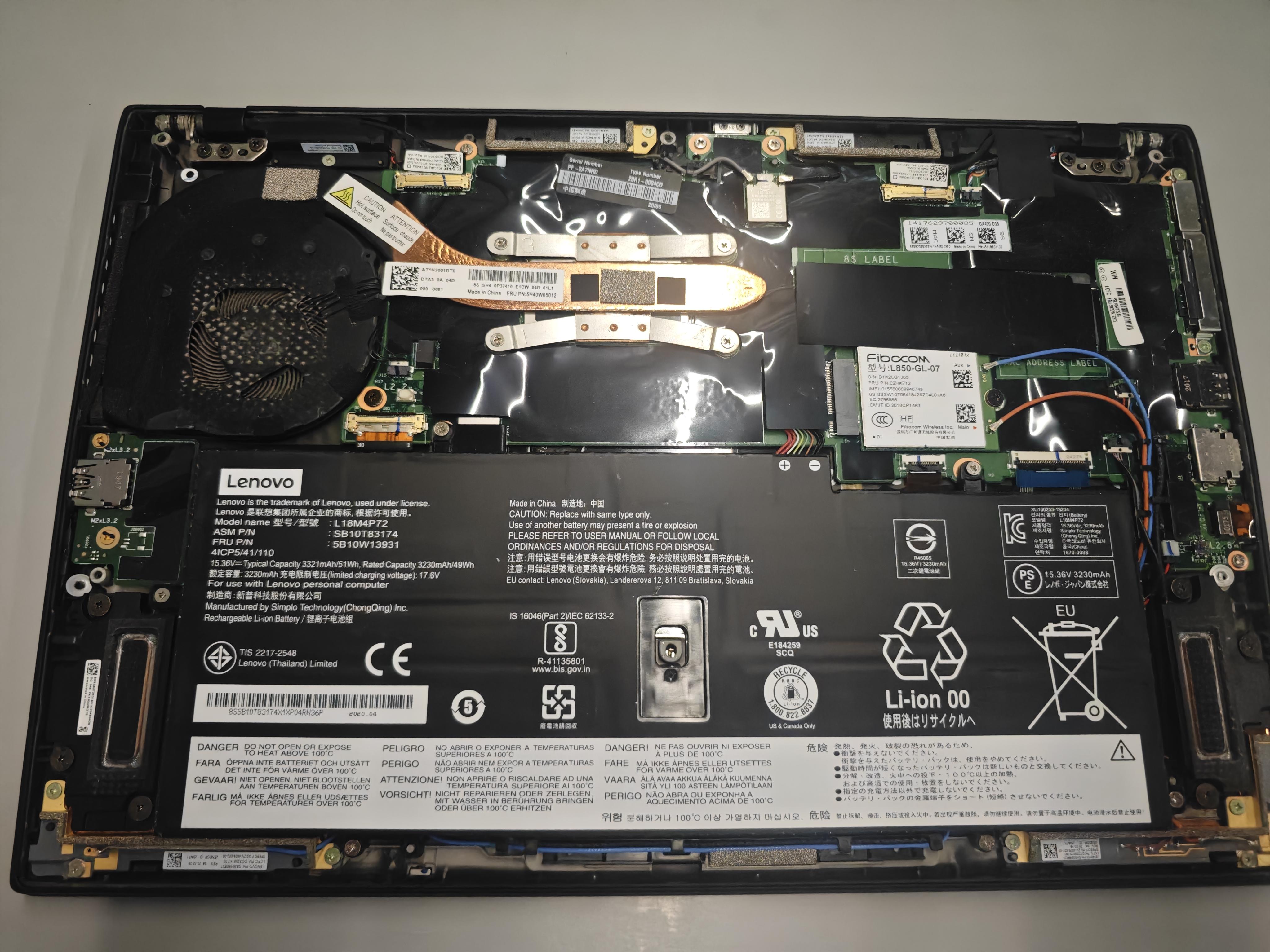 赛博见手青 的想法: ThinkPad X1 carbon，做工极致轻薄本 | 今天拆了一台Thinkpad x1 carbon，入手重量非常 ...