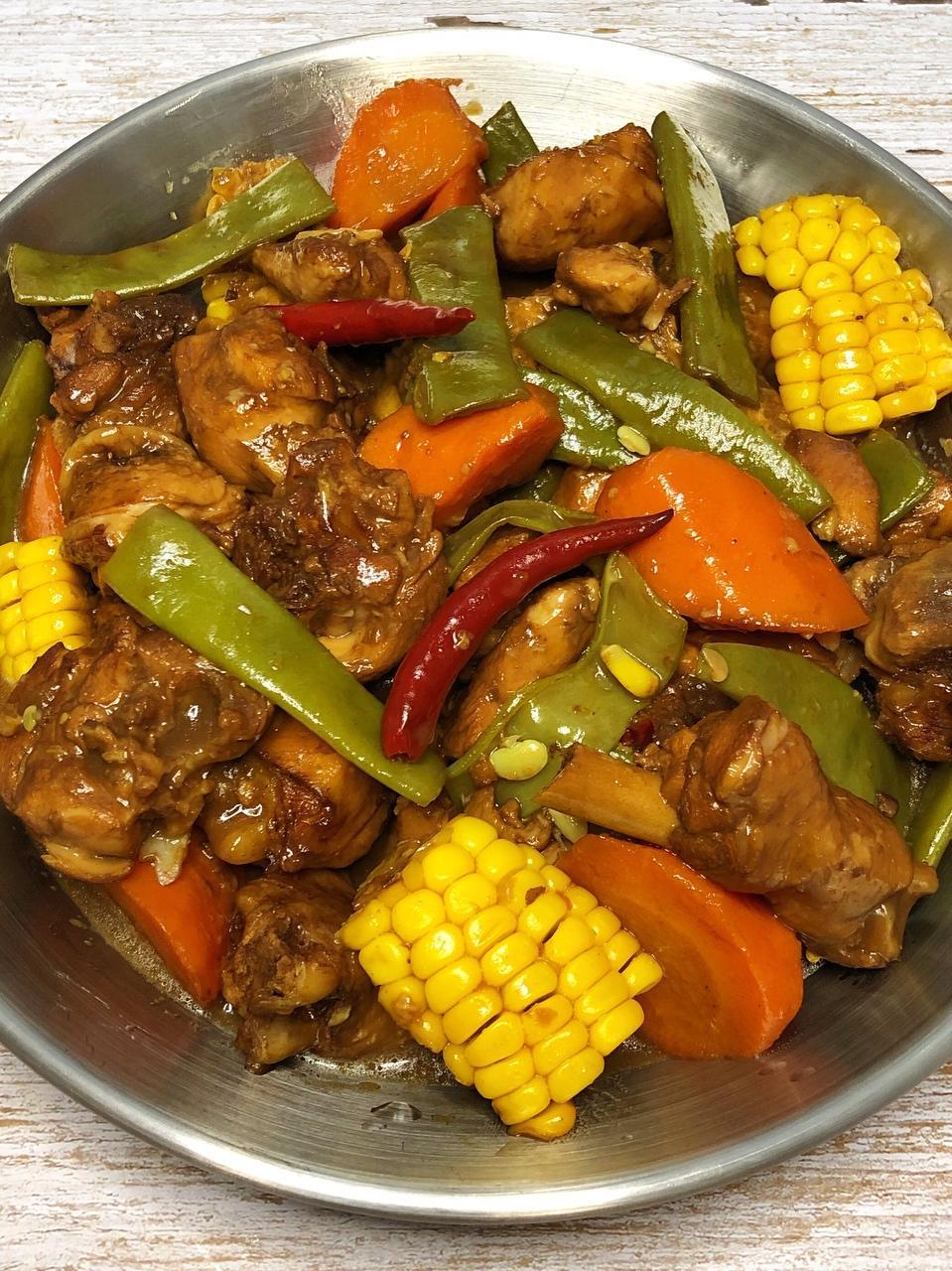 妈呀太美味了豆角炖鸡下饭一绝冬天真的一定要吃这个菜暖和好吃还特别