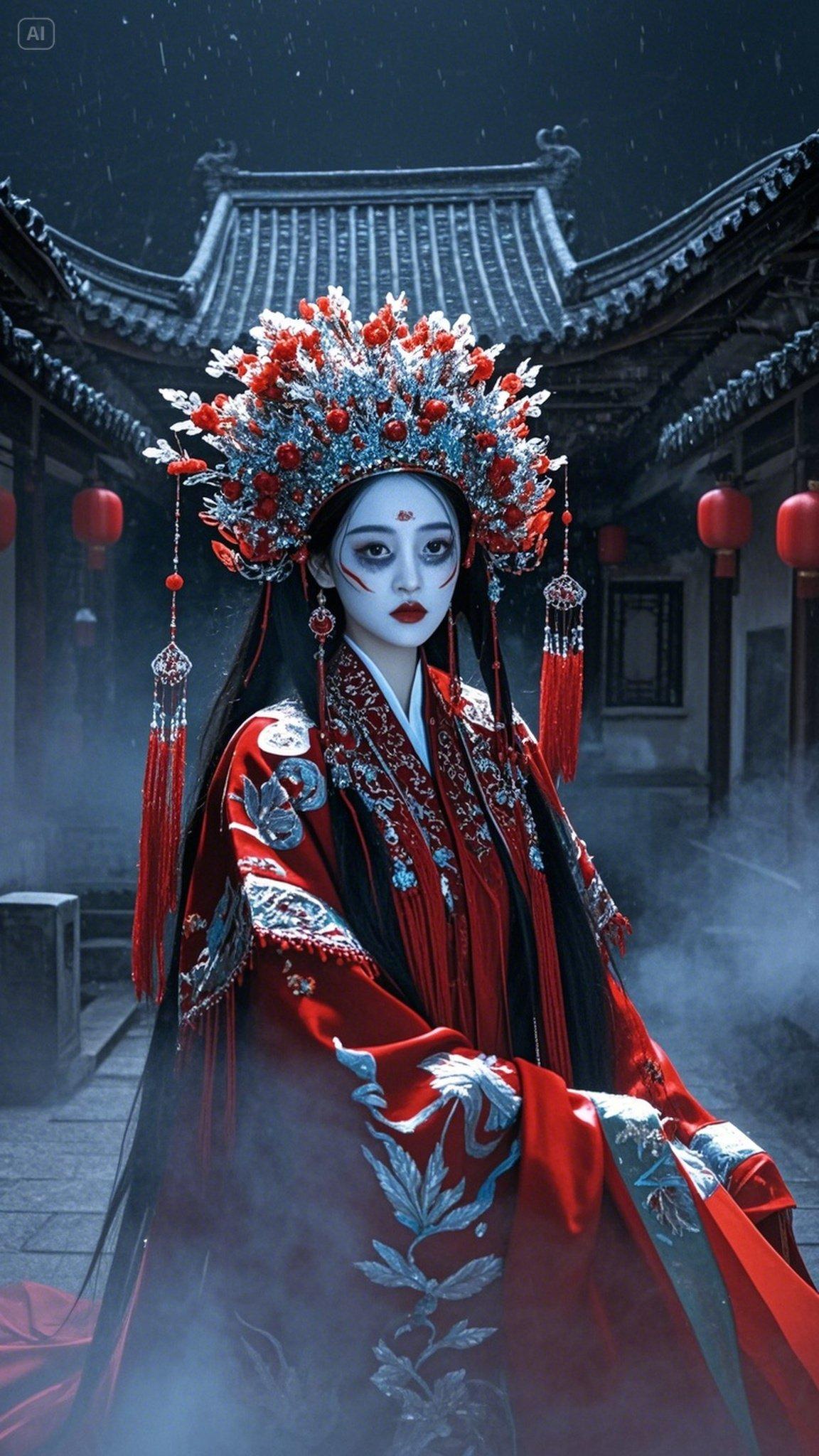 咩咩咩 的想法: 鬼新娘壁纸