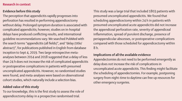 research in context lancet