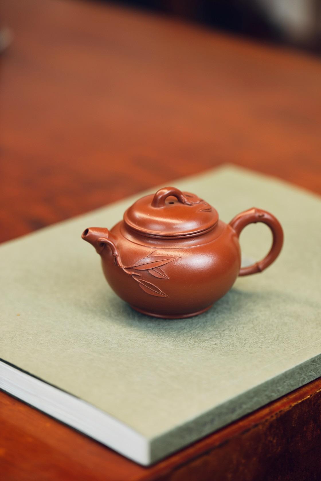 紫砂壶全手 的想法: 朱泥,半手工壶 | 竹鼓·精品 br> /容量130cc
