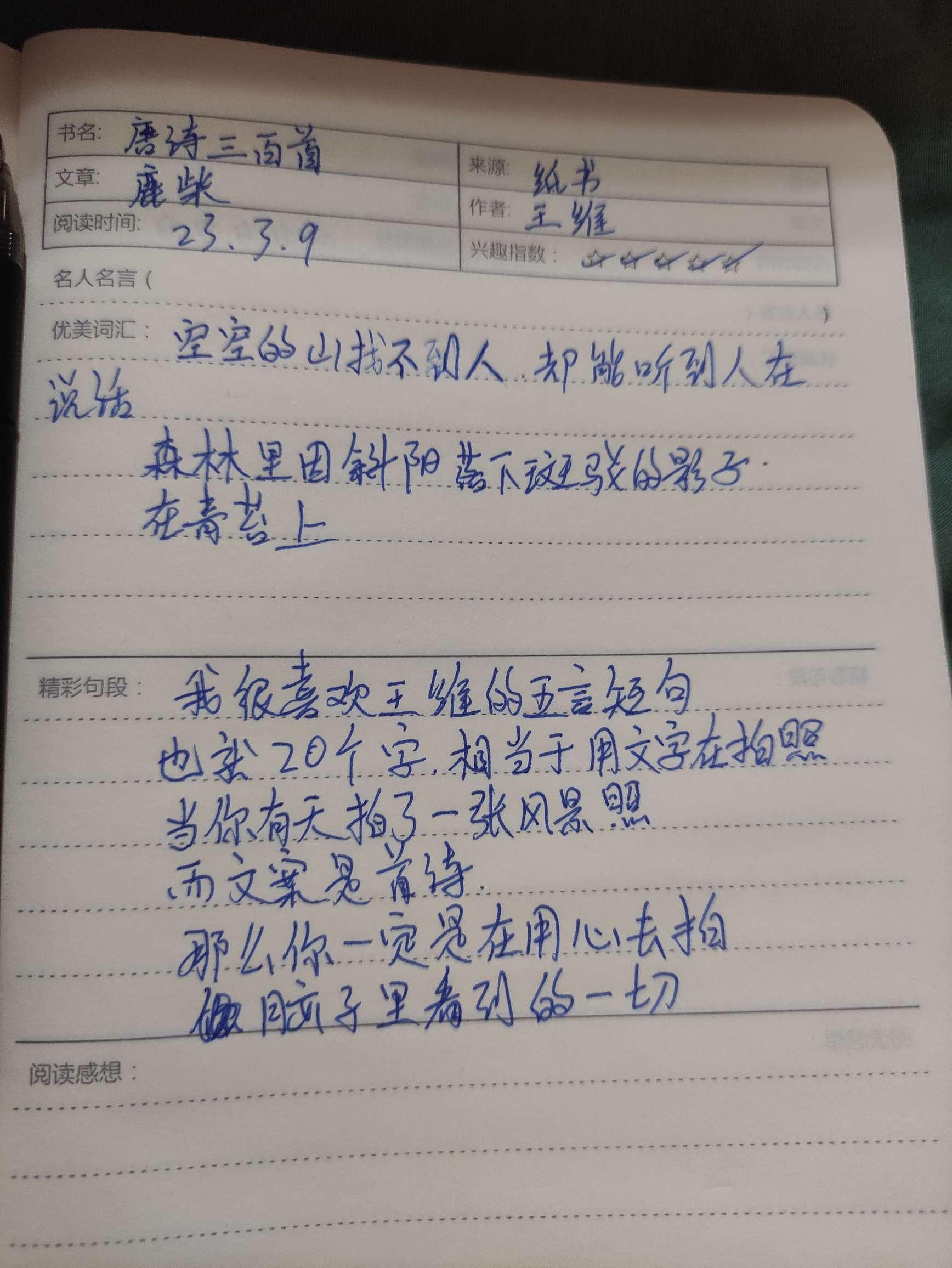 大郭街拍 的想法 鹿柴读书笔记