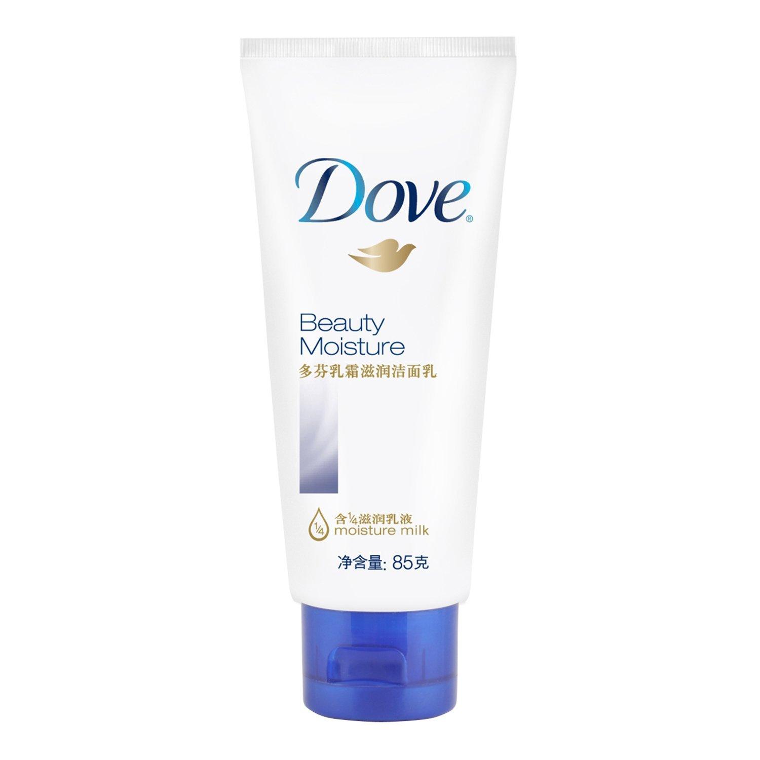 成分表:dove (多芬) 乳霜滋潤潔面乳 成分 這貨給我印象特別深的就是