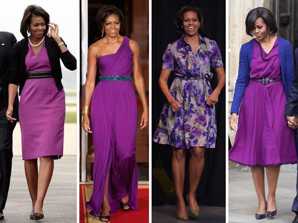 2013年,英国媒体的一份"全球女性最佳着装"评比中,美国第一夫人米歇尔