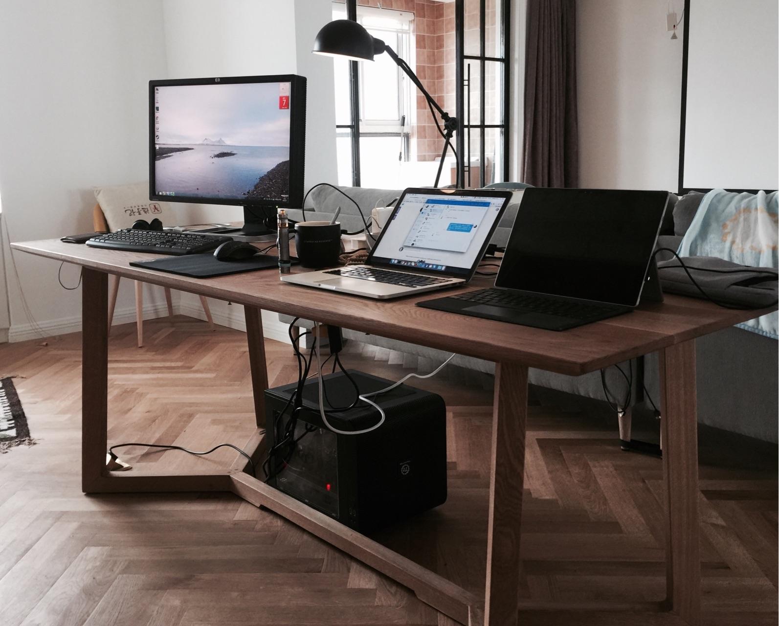 不是极客,不过也show下家里刚弄好的工作台.   显示全部