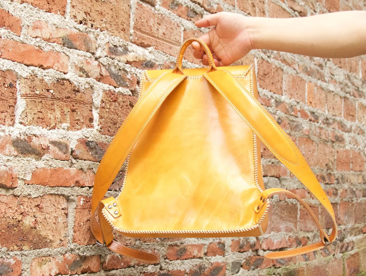 一款双肩背包的手工制作过程