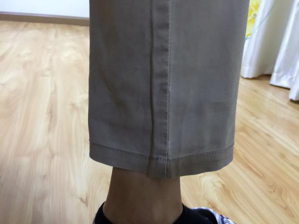 第一种适合直筒裤的ab折法