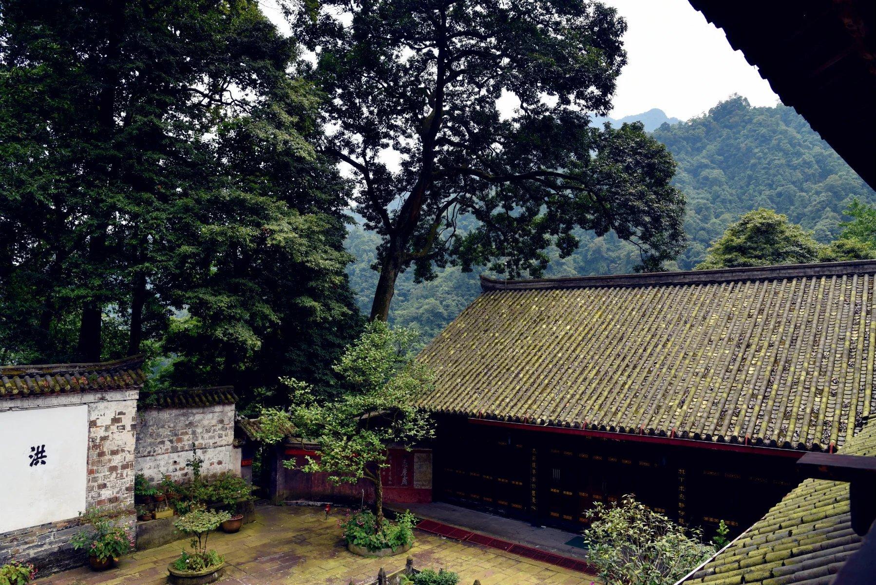 峨眉山洪椿坪图片