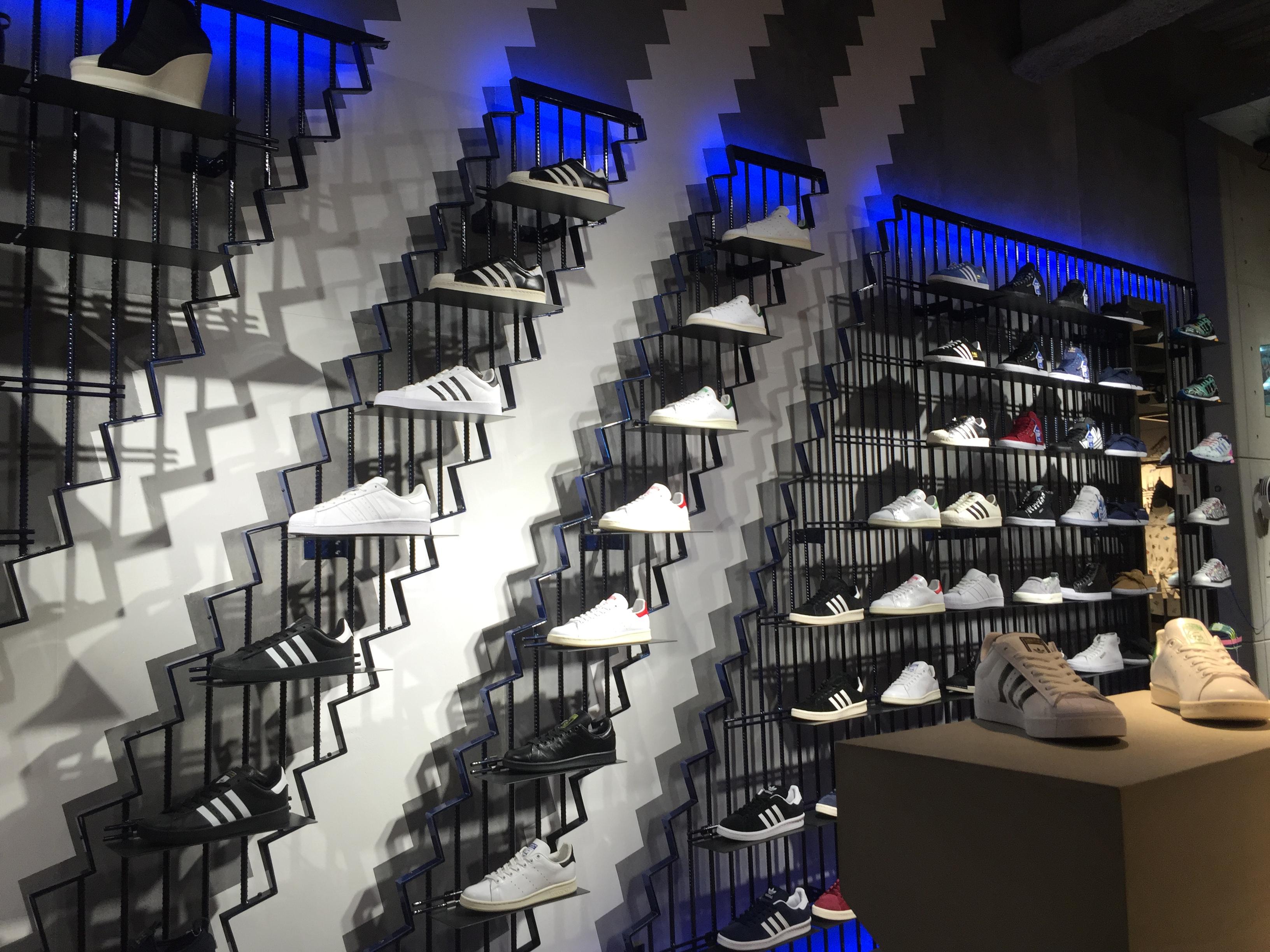 洛阳个性鞋店展示架设计装修效果图大全-房天下装修效果图