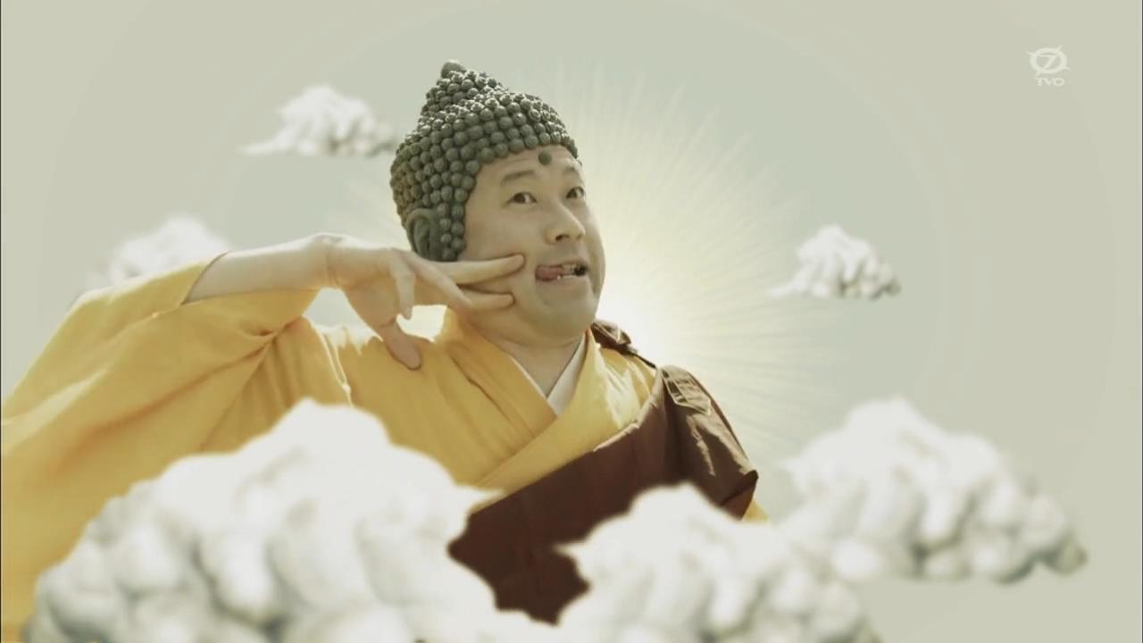 拿《勇士闖魔城》中的佛祖 sama 開刀.