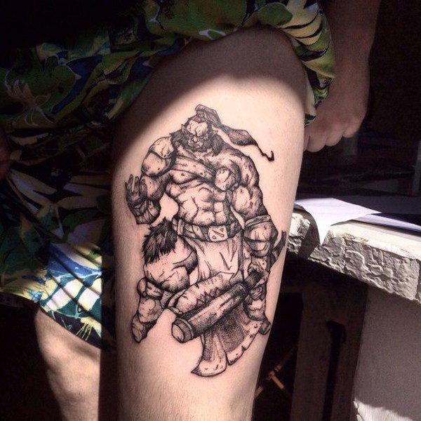 冷话题聊聊dota2的纹身hoho