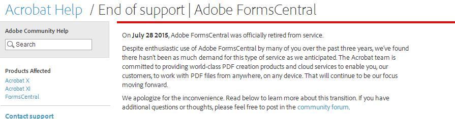 Adobe formscentral что это за программа