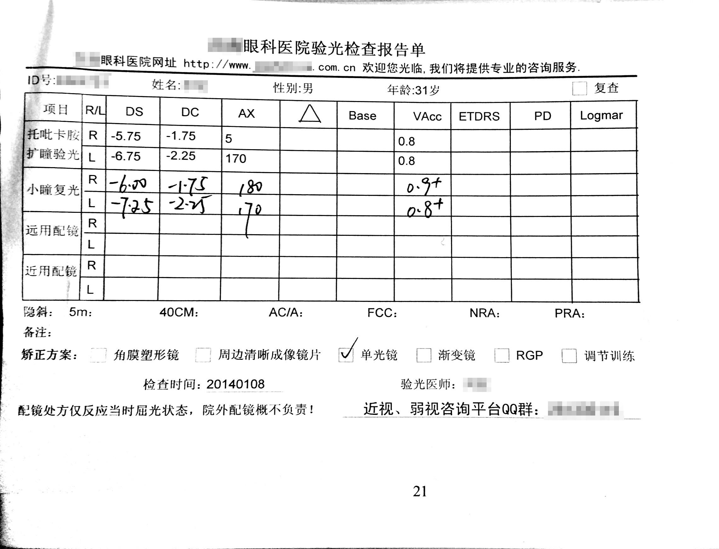 医院给出的验光数据,真实性有多少?