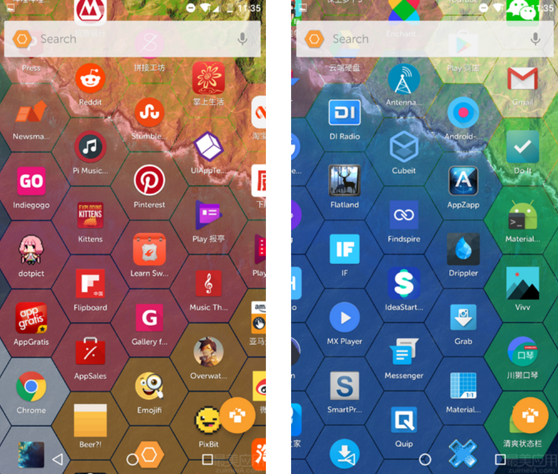 如此独特的安卓启动器你见过吗