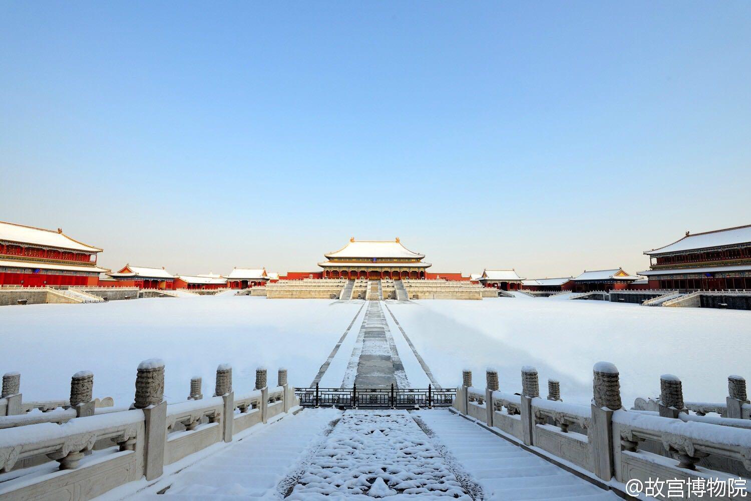 雪后的故宫叫紫禁城图片