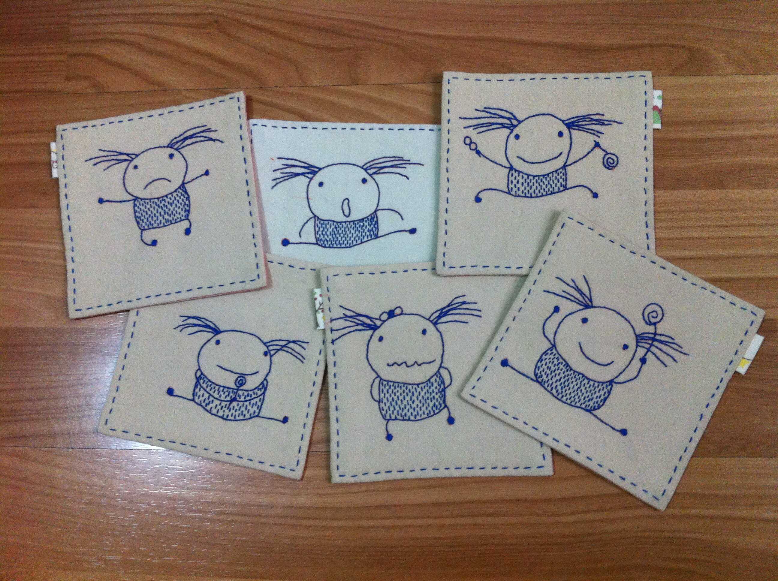 最近的手工杯垫,做手工时,可以听见自己呼吸的安静很吸引我   显示