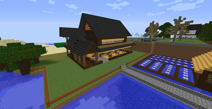 在minecraft 生存模式下建造大房子是一种什么样的体验 知乎