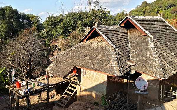 勐海县巴达村哈尼族建筑