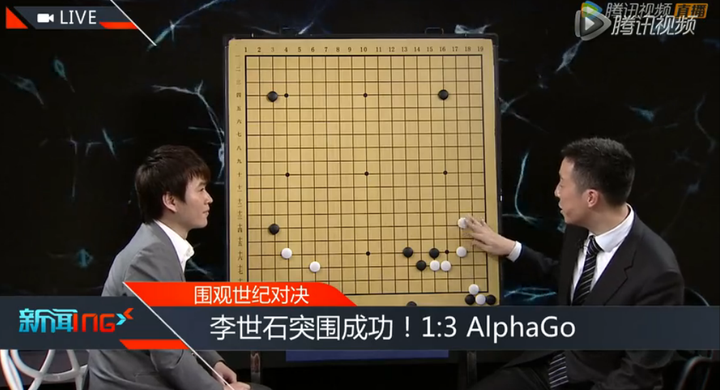 古力复盘并评论alphago-李世石对战第四场