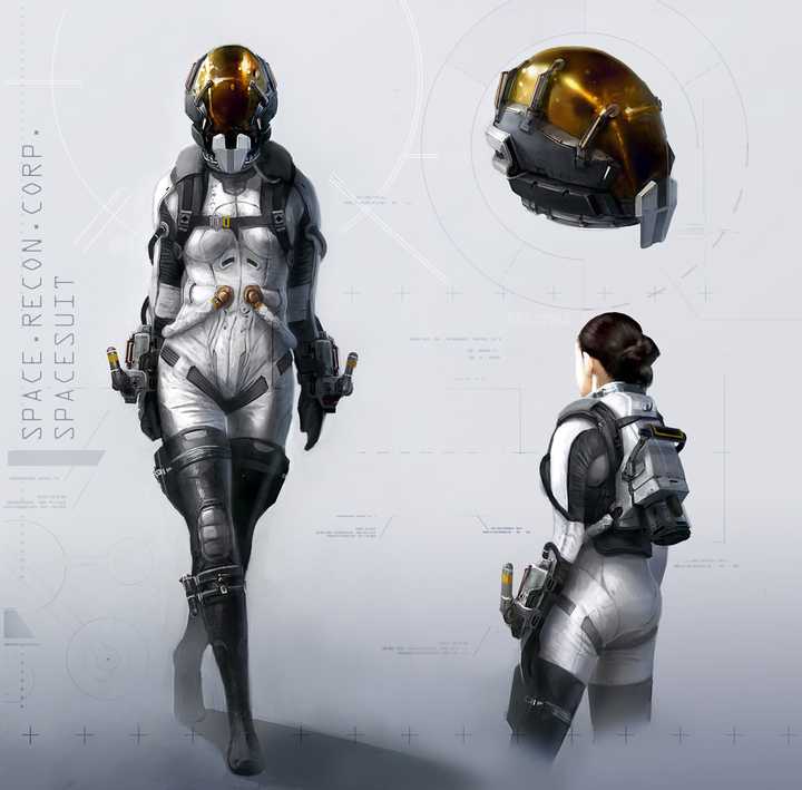 女性科幻风装甲如何设计?