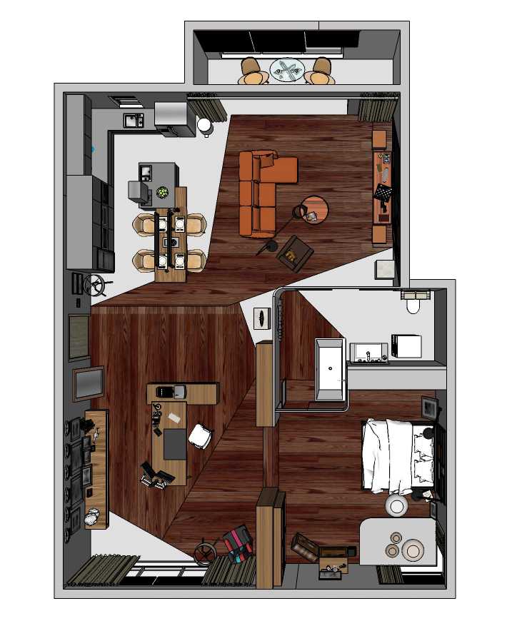 有人了解欢乐颂里安迪家的装修吗?