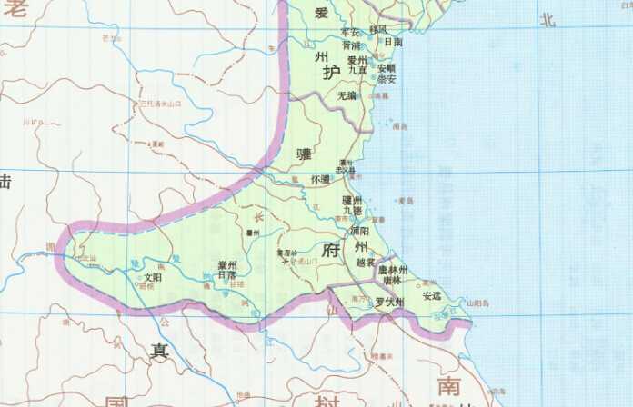 1,公元605年,即隋大业元年,隋炀帝发兵攻灭了占据日南郡的林邑国,使得