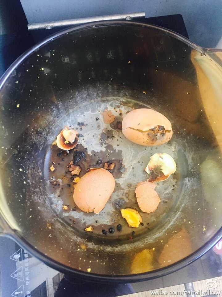 我是黑暗料理界冉冉升起的新星 还不会做饭呢 煮个鸡蛋就煮爆炸了