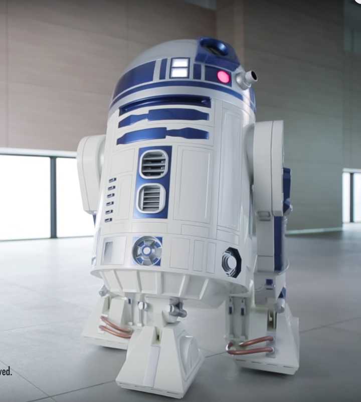 星球大战r2-d2机器人1:1比例(带冰箱&投影功能)