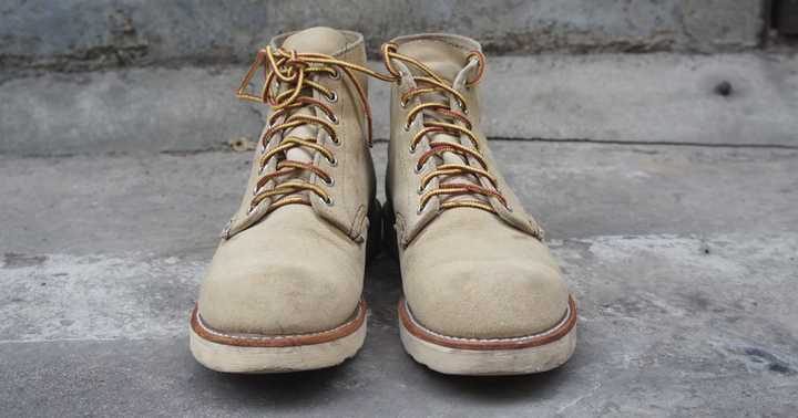 (red wing 8167,翻毛款,脏了不太好打理.
