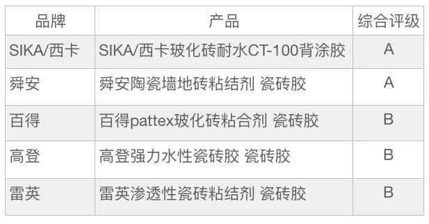 国内十大品牌瓷砖胶排名榜：品质与性能的完美结合