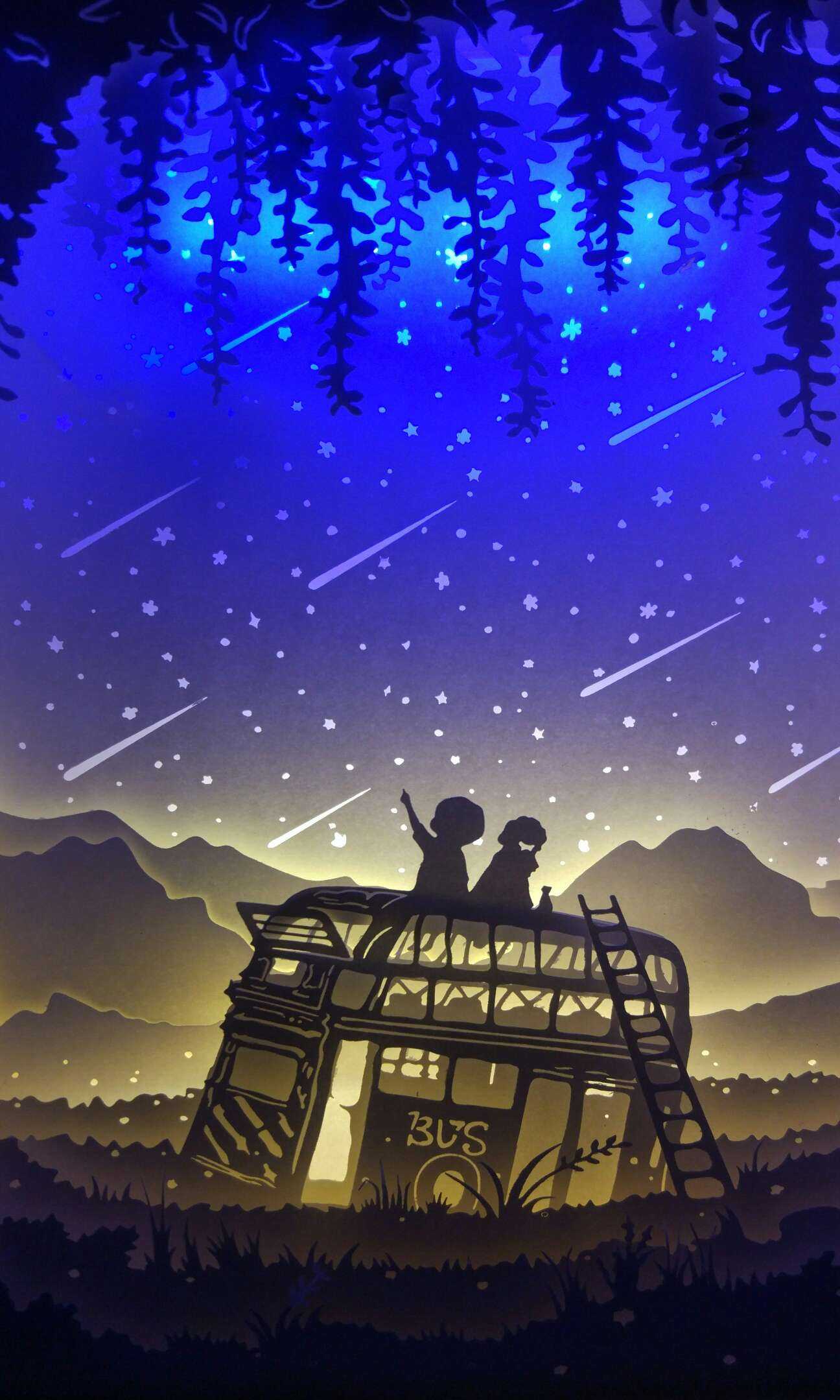 愿你在风雨里像个大人,在星光下像个孩子.