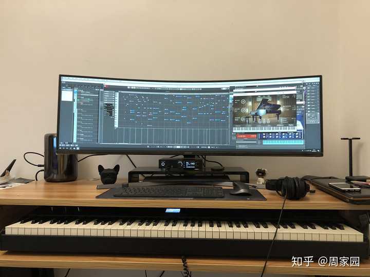 如何在没有编曲工作台的情况下,优雅的摆放midi设备?