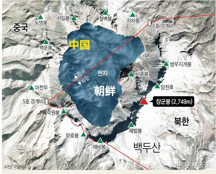 长白山不在韩国境内凭什么说长白山是韩国的
