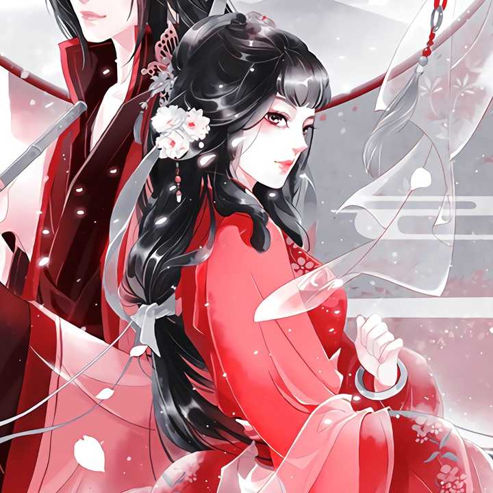 有哪些红色古风情侣头像?