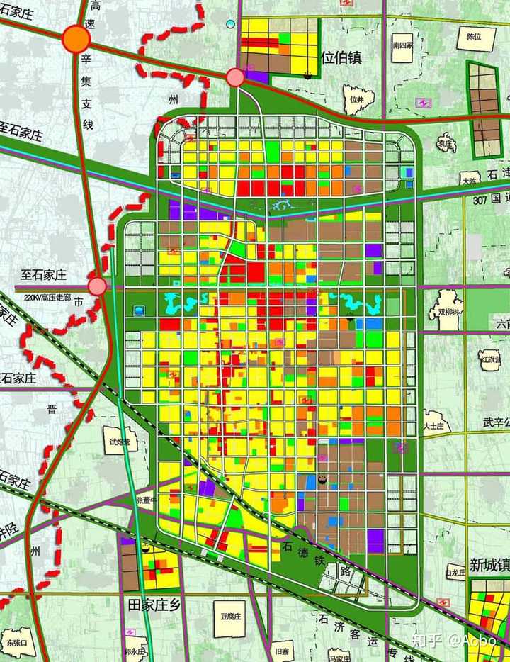 辛集市2030年规划图图片
