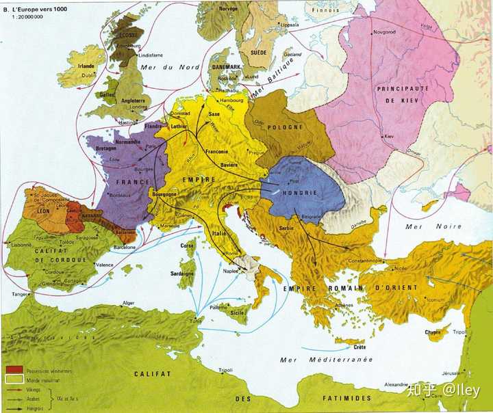 公元1000年的欧洲