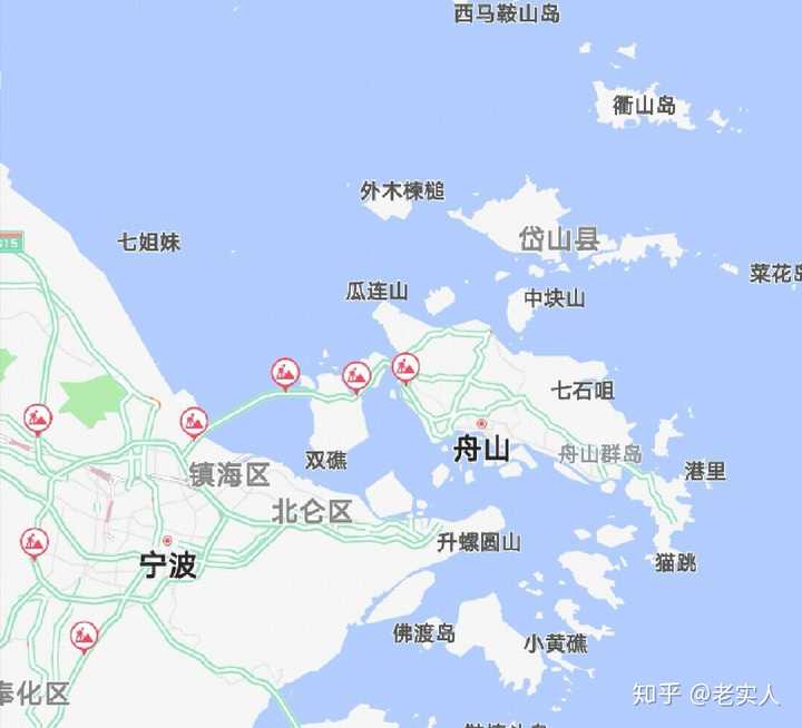 舟山虾峙岛地图图片
