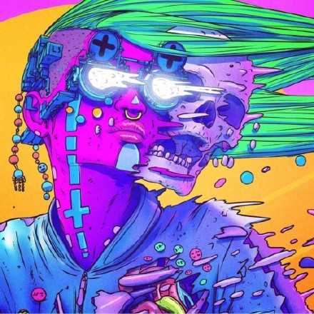 插画元素中永远不缺酷炫和创意