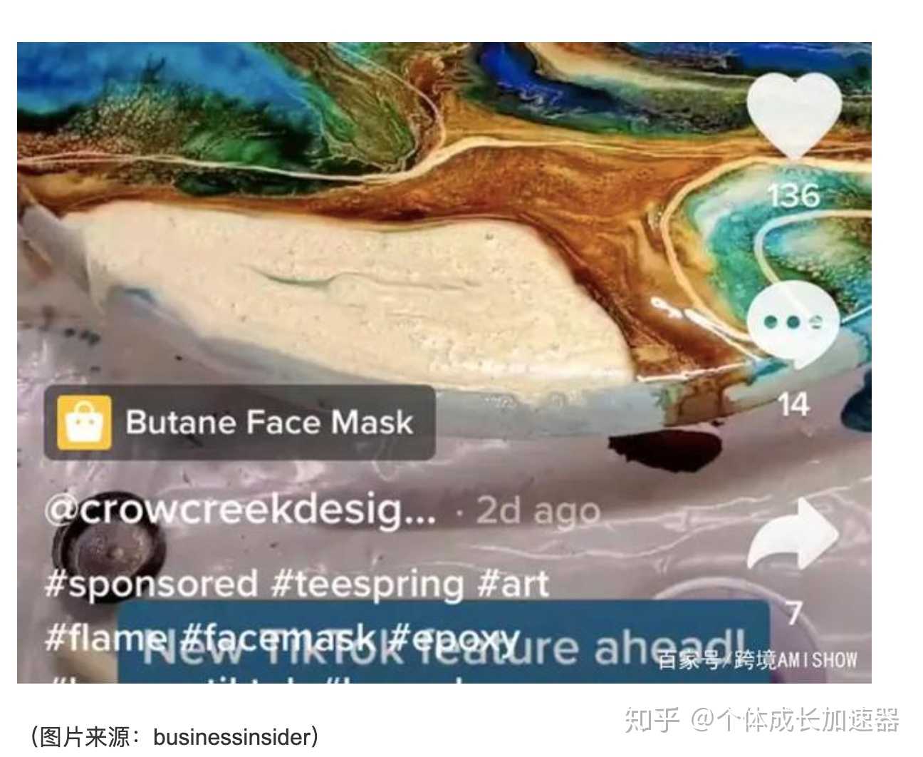 最近,tiktok与shopify和teespring达成了合作,可以在视频上直接显示和