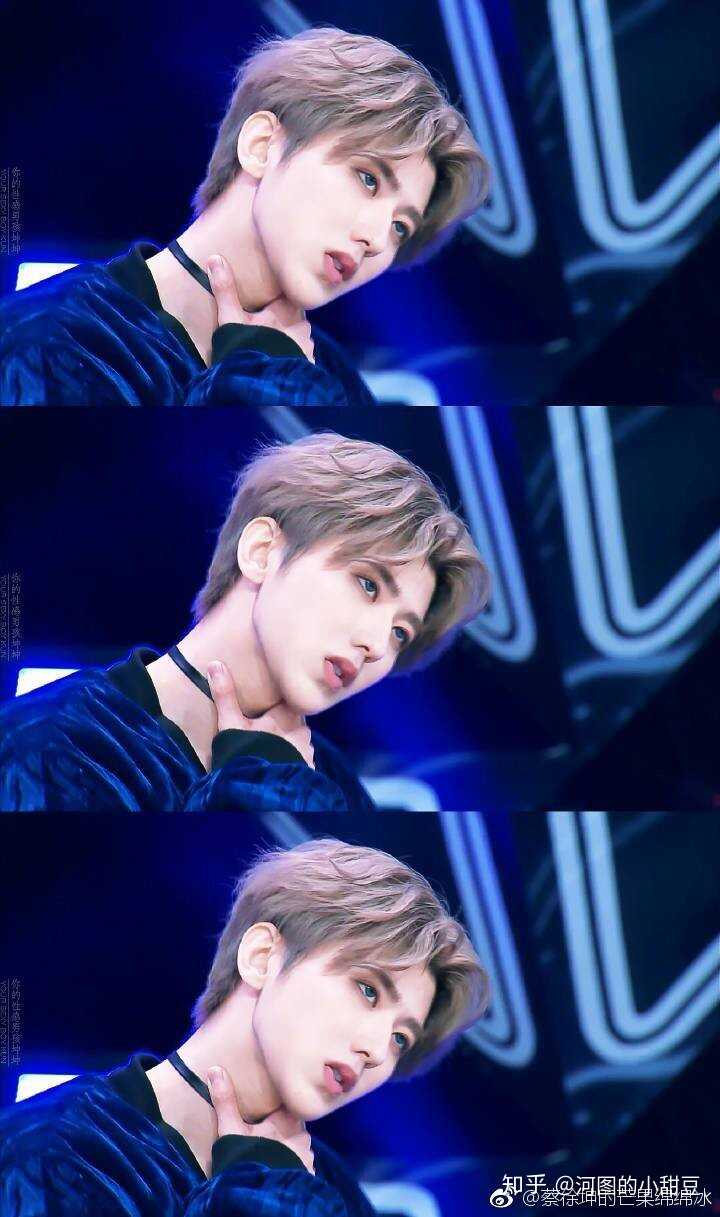 到颜值的其实是一种多变吧,至少在我看来是这样,比如大奎小葵蔡徐坤