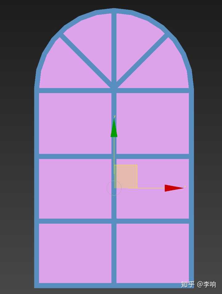 各位大神,在3d max里面,怎么画弧形窗户的造型?