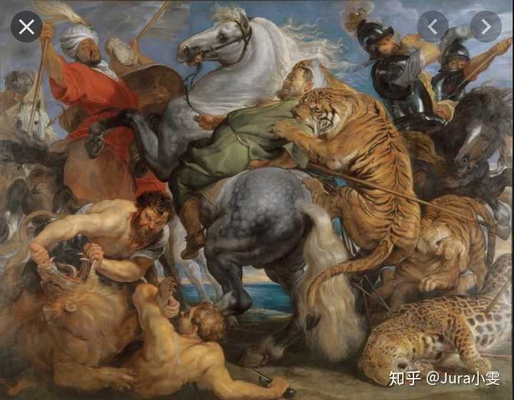 鲁本斯《猎狮》